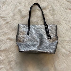 Mk metallic tote